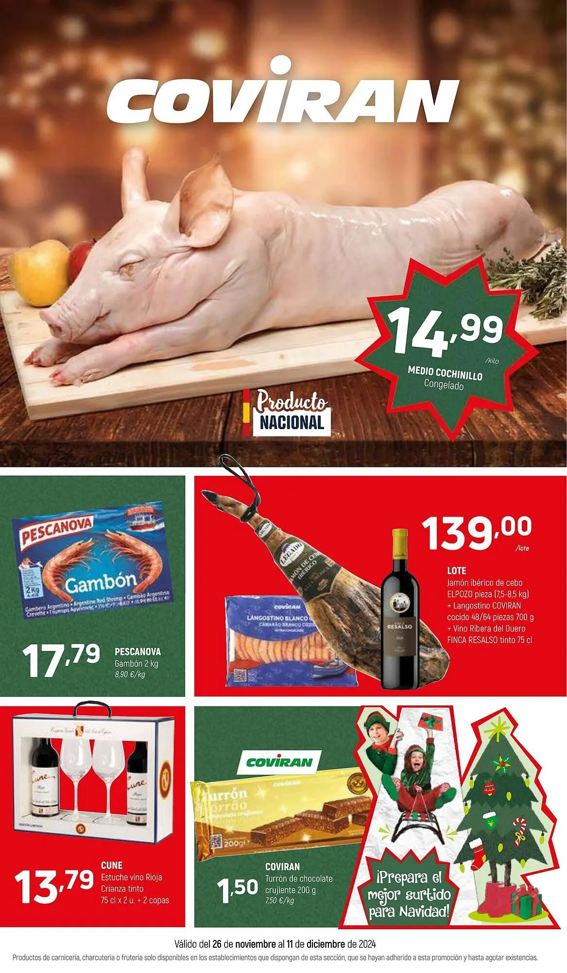 Catálogo de Folleto Coviran 26 de noviembre al 11 de diciembre 2024 - Página 1