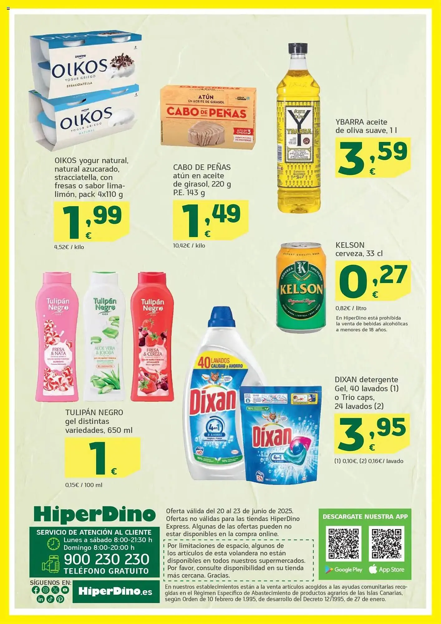 Catálogo de Folleto HiperDino 20 de junio al 23 de junio 2025 - Página 2