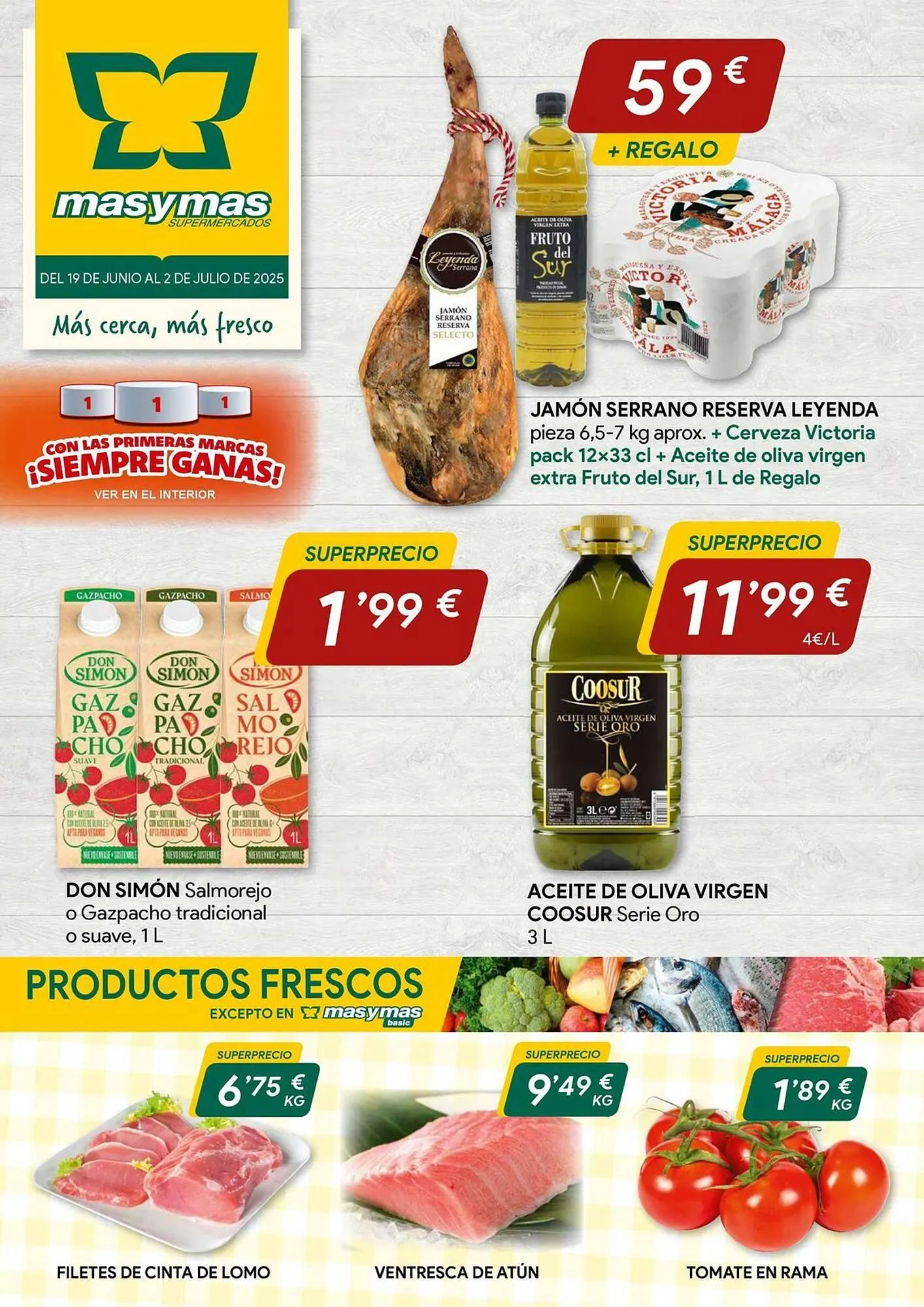 Catálogo de Folleto Masymas 20 de junio al 2 de julio 2025 - Página 1