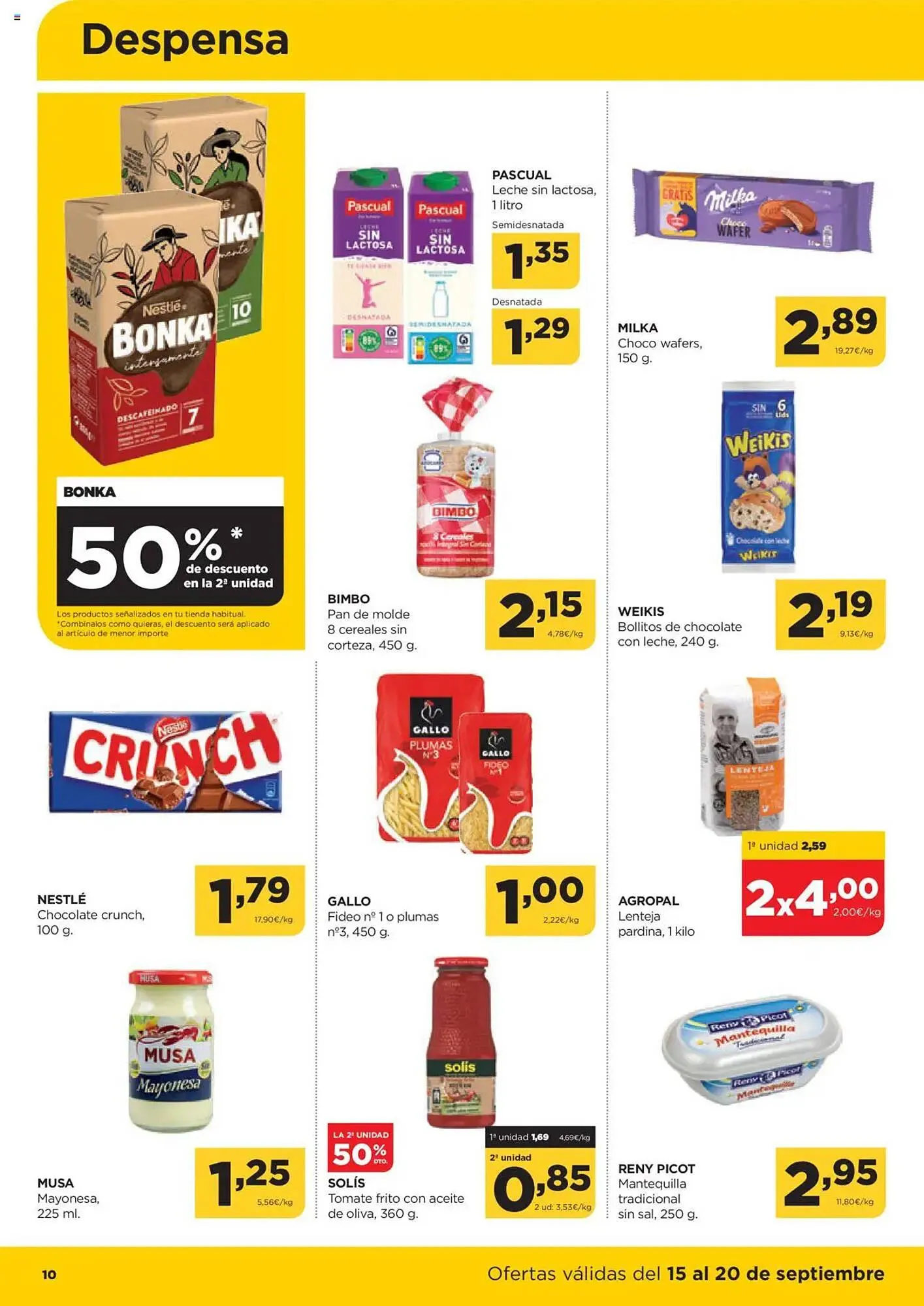 Catálogo de Folleto Alimerka 16 de septiembre al 21 de septiembre 2025 - Página 10