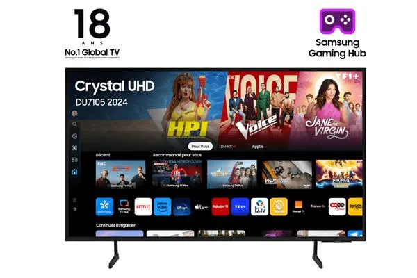 TELEVISOR SAMSUNG 43P TU43DU7105K LED 4K ULTRA HD