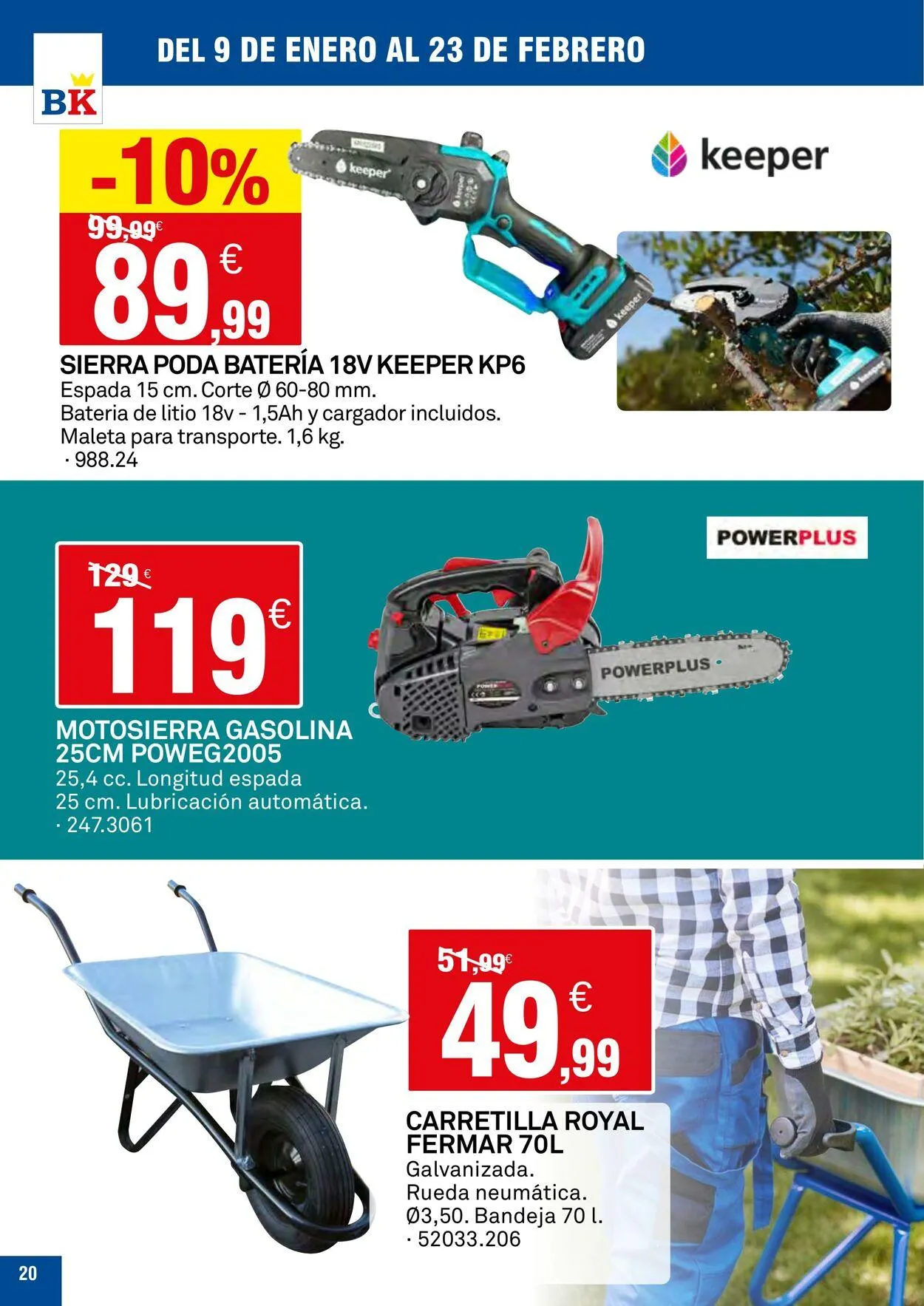 Catálogo de Bricoking Oferta actual 23 de enero al 6 de febrero 2025 - Página 20