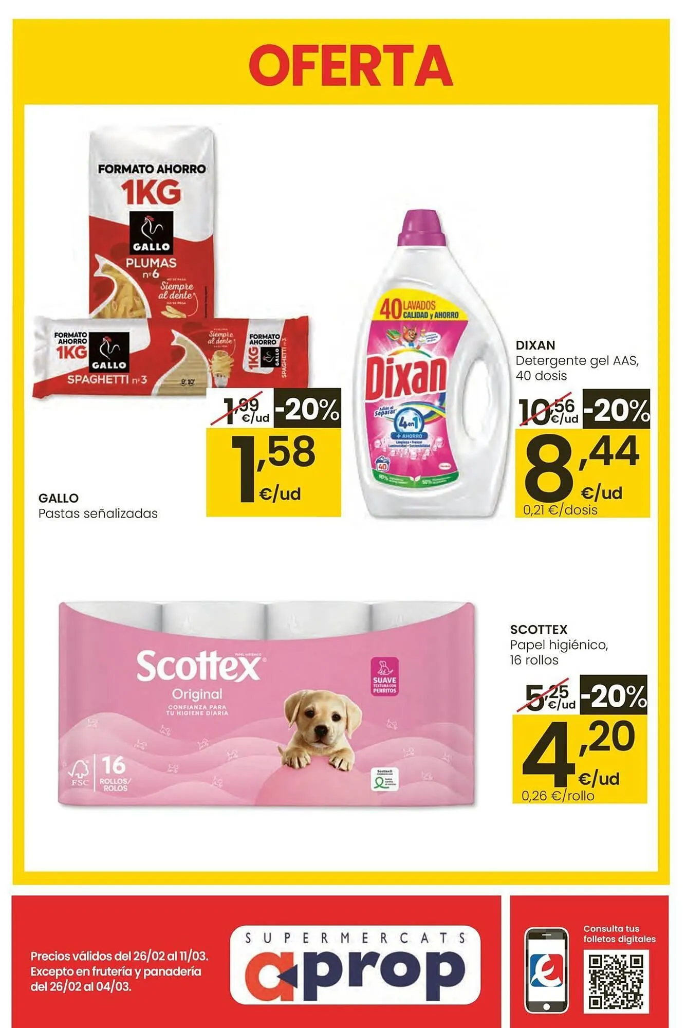 Catálogo de Folleto Eroski 26 de febrero al 11 de marzo 2026 - Página 1