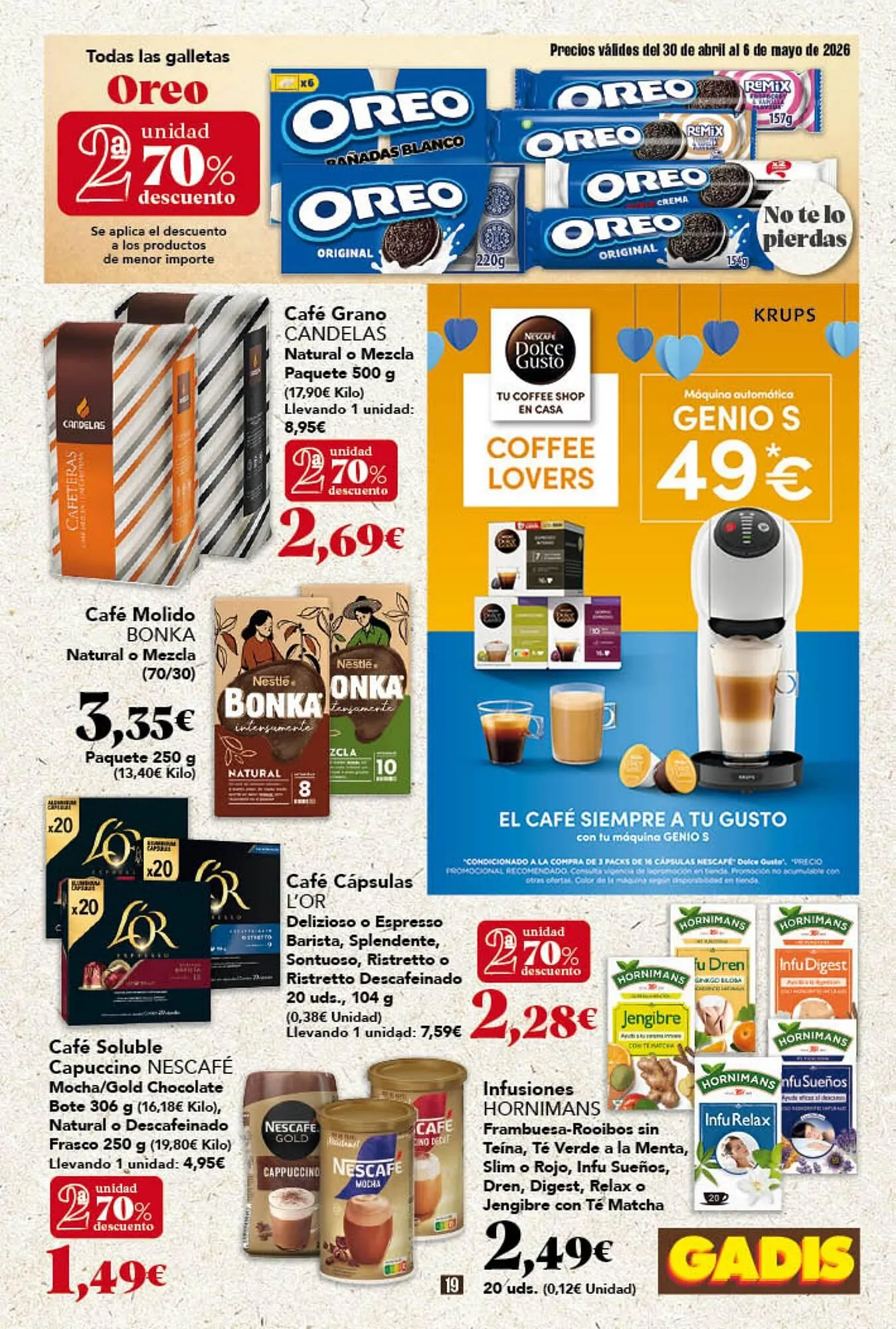 Catálogo de Folleto Gadis 30 de abril al 6 de mayo 2026 - Página 19