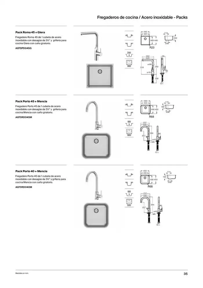Catálogo de Fregaderos y grifería para cocina 9 de enero al 31 de diciembre 2025 - Página 37