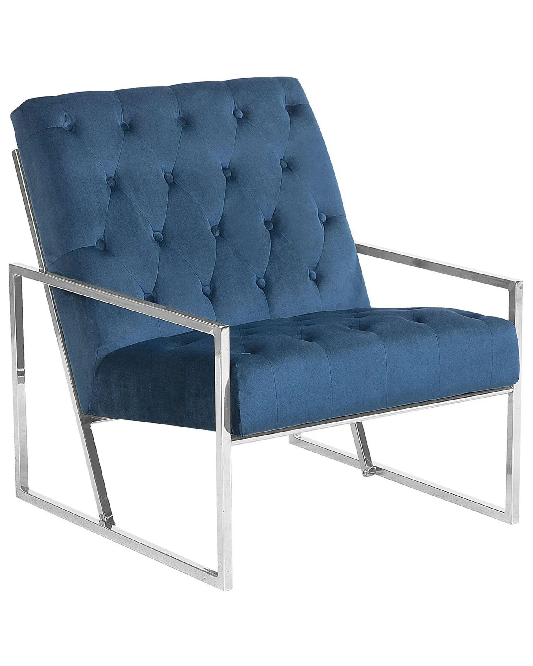 Sillón HARSTAD Terciopelo Azul oscuro