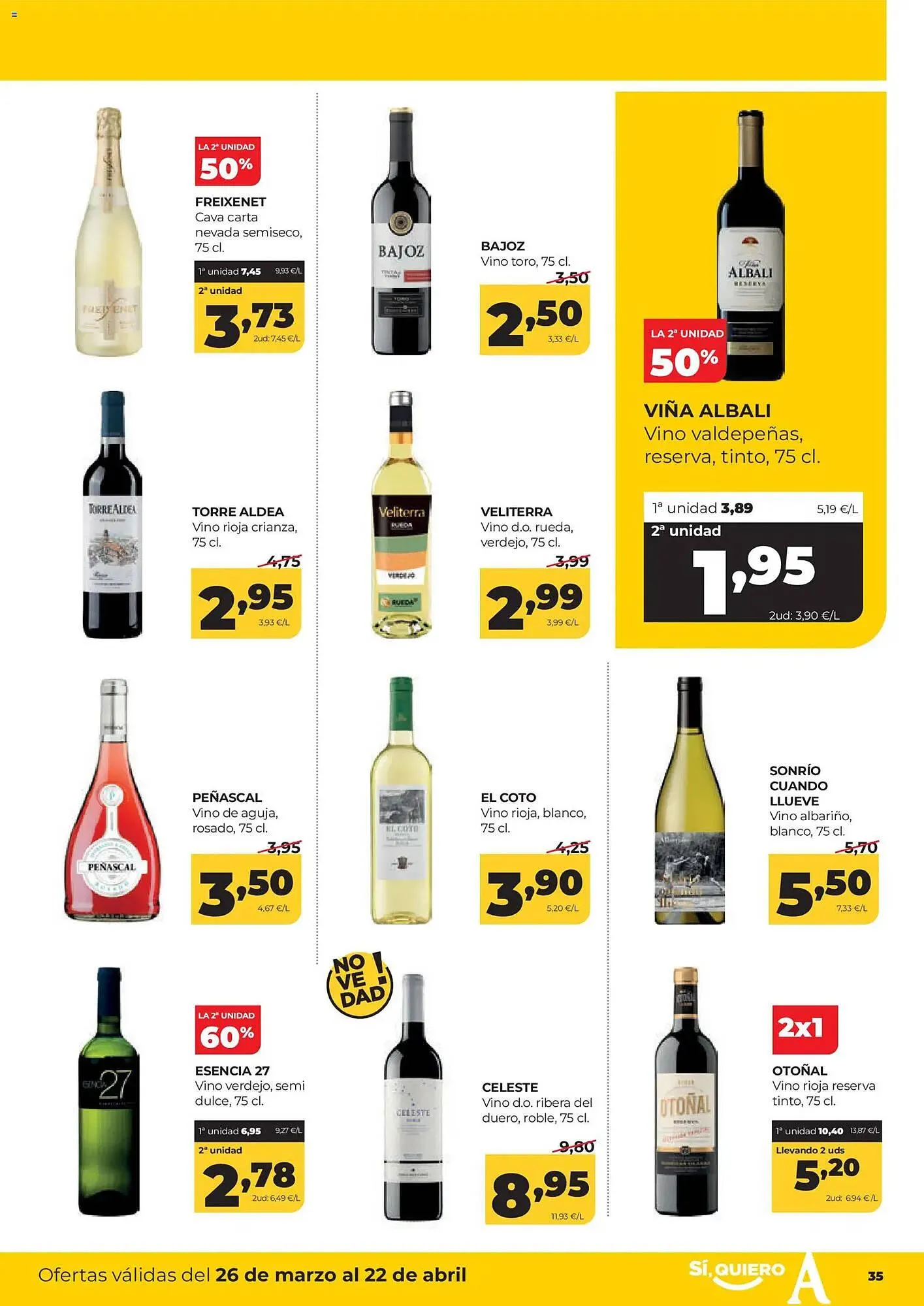 Catálogo de Folleto Alimerka 26 de marzo al 22 de abril 2026 - Página 36