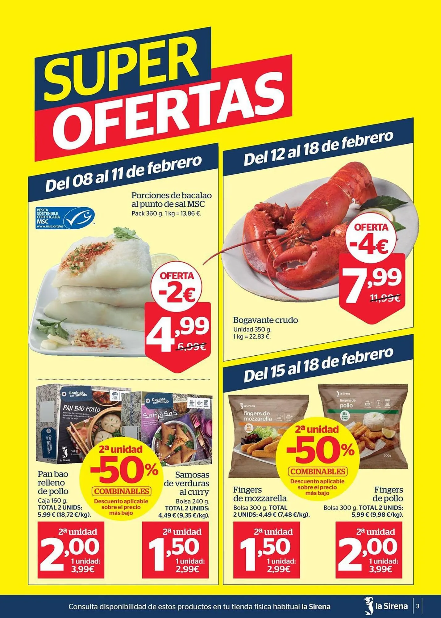 Catálogo de Folleto La Sirena 25 de enero al 21 de febrero 2024 - Página 3