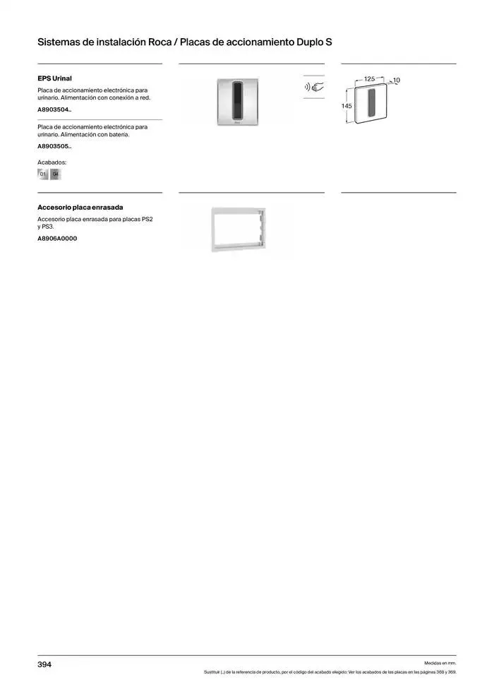 Catálogo de Colecciones de Baño, Muebles y Accesorios 9 de enero al 31 de diciembre 2025 - Página 396
