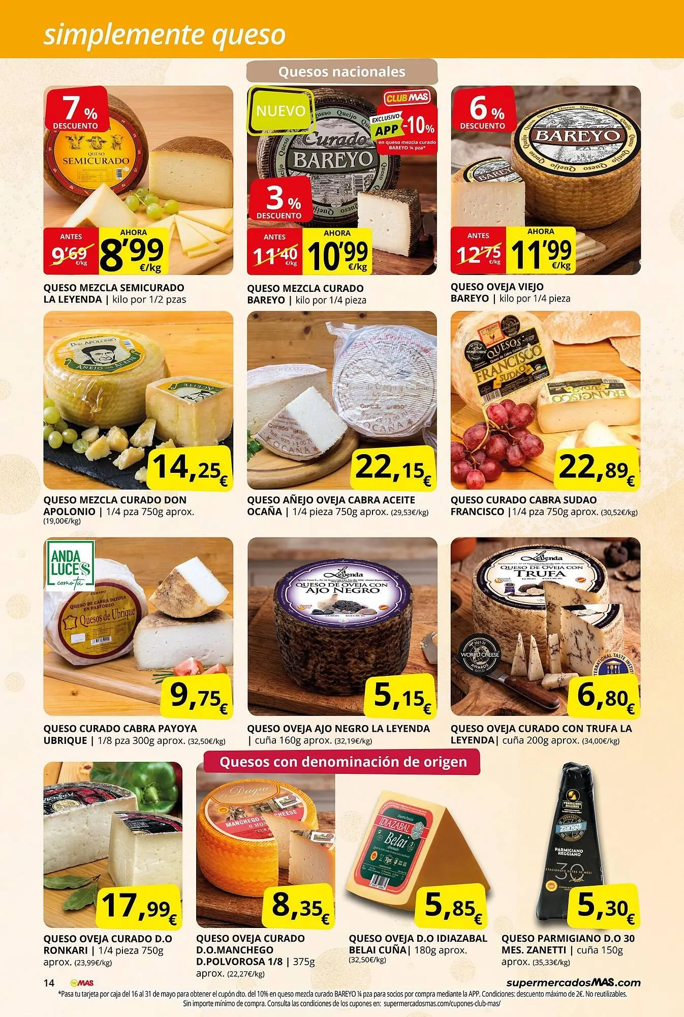Catálogo de Folleto Supermercados MAS 30 de abril al 28 de mayo 2026 - Página 14