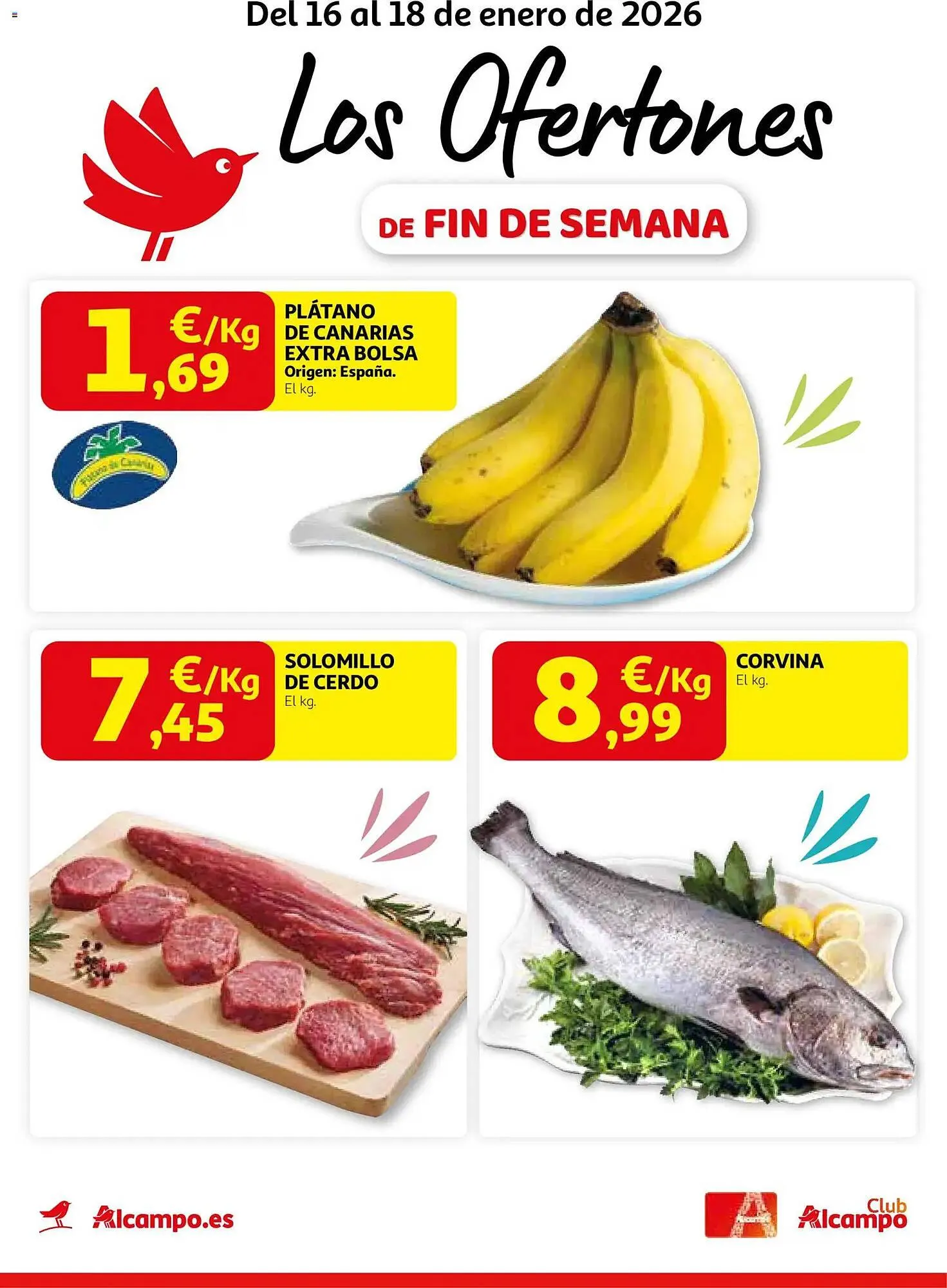 Catálogo de Folleto Alcampo 16 de enero al 18 de enero 2026 - Página 1