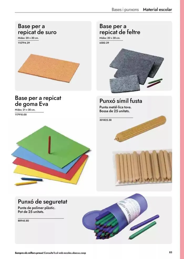 Catálogo de Catàleg Escolar 2025-2026 6 de mayo al 31 de diciembre 2026 - Página 85