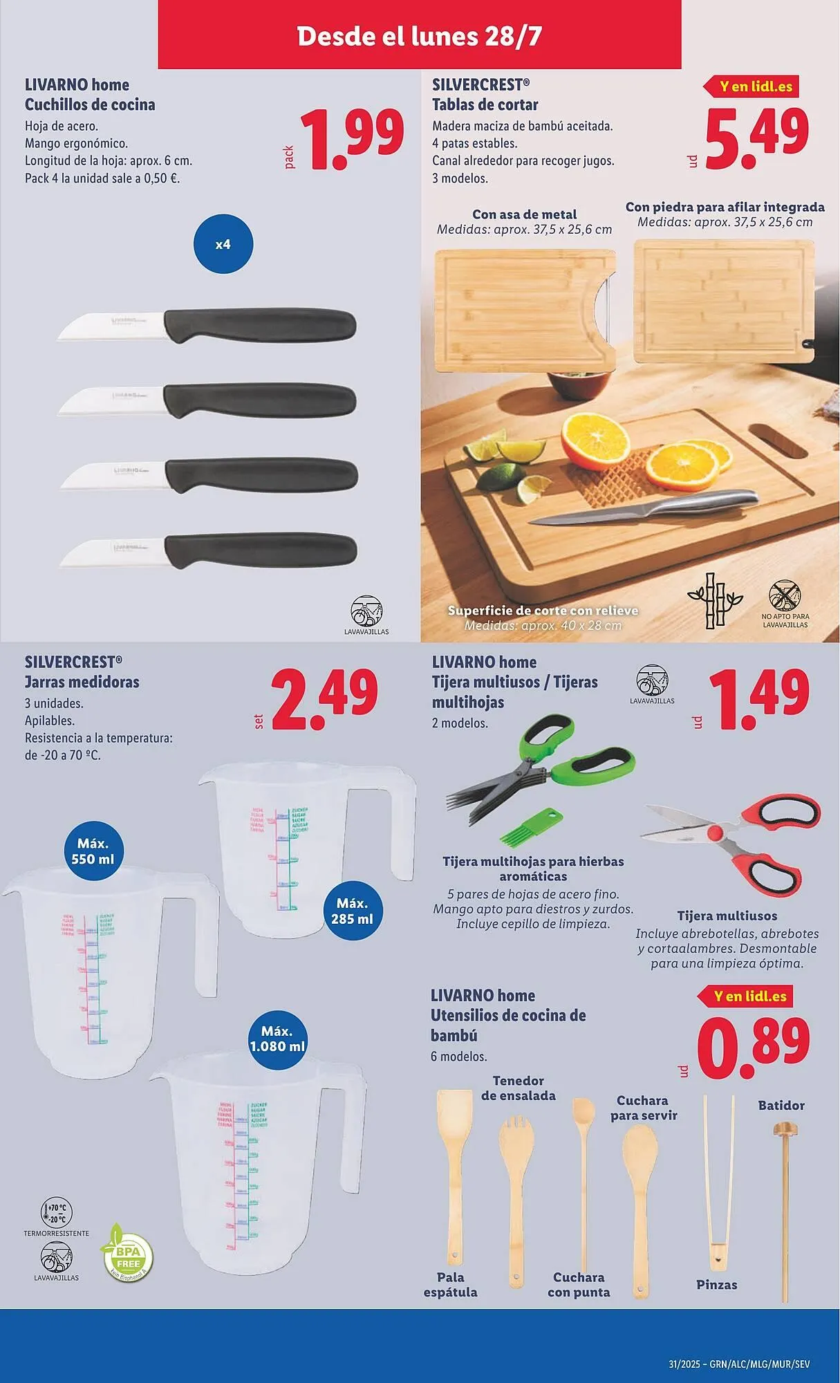 Catálogo de Folleto Lidl 28 de julio al 3 de agosto 2025 - Página 7