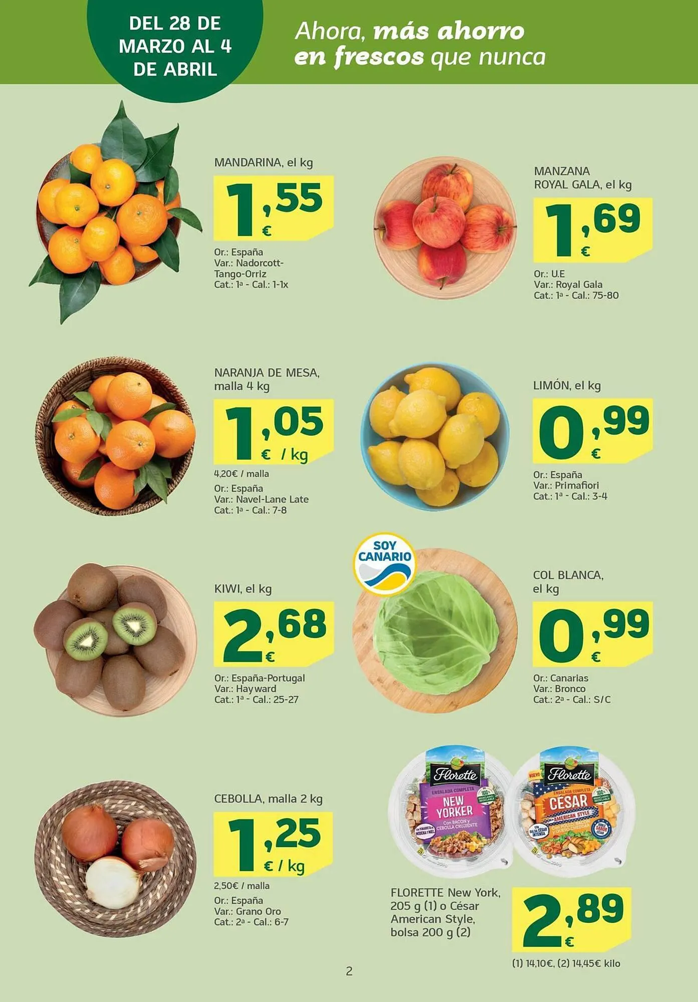 Catálogo de Folleto HiperDino 28 de marzo al 4 de abril 2024 - Página 2