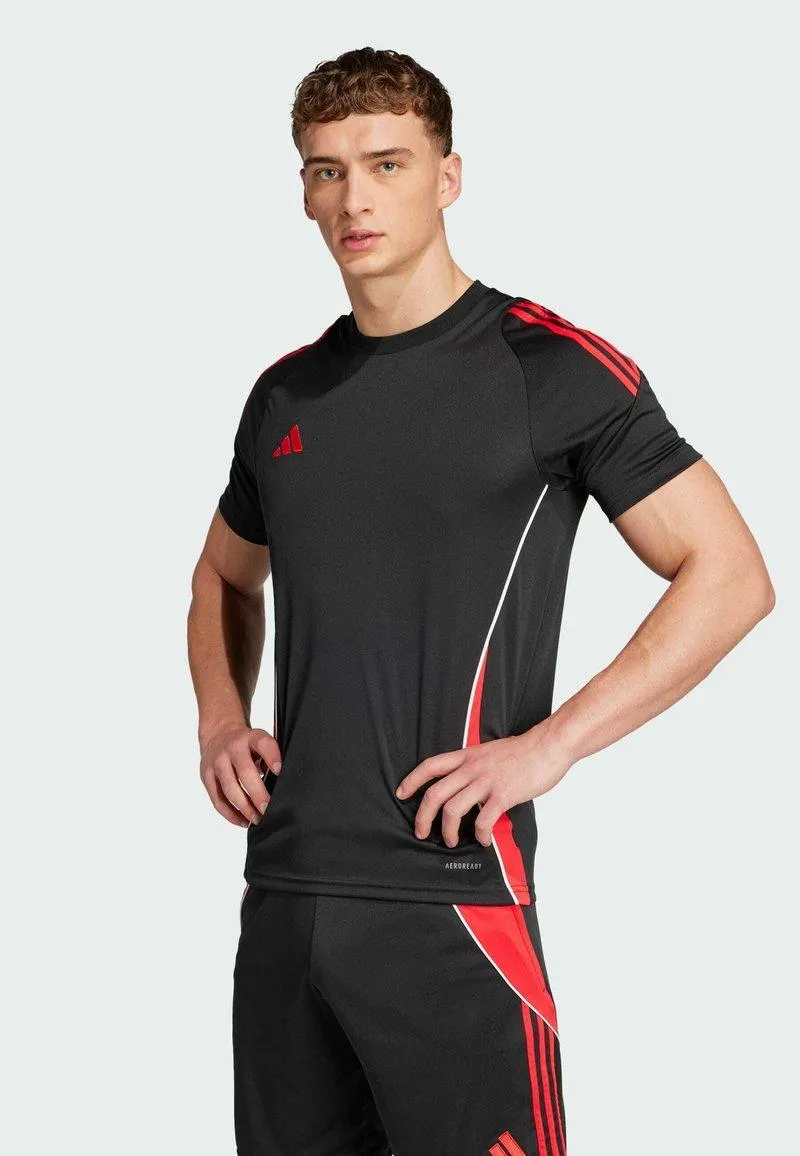 TIRO24 - Camiseta deportiva - black pure ruby