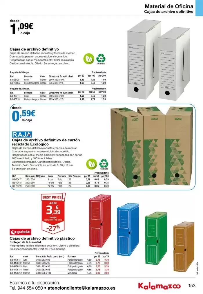 Catálogo de Staples Kalamazoo Catálogo General 9 de enero al 30 de septiembre 2025 - Página 153