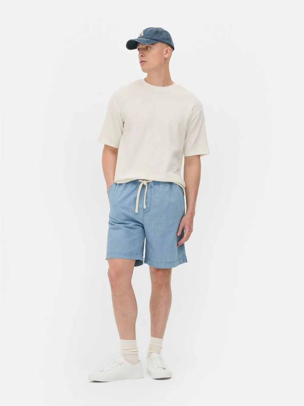 T-shirt textura waffle