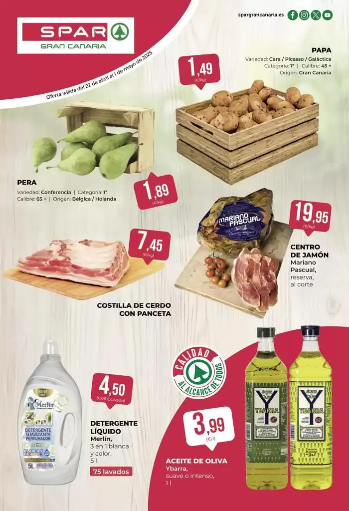 Oferta válida del 22 de abril al 1 de mayo - 1