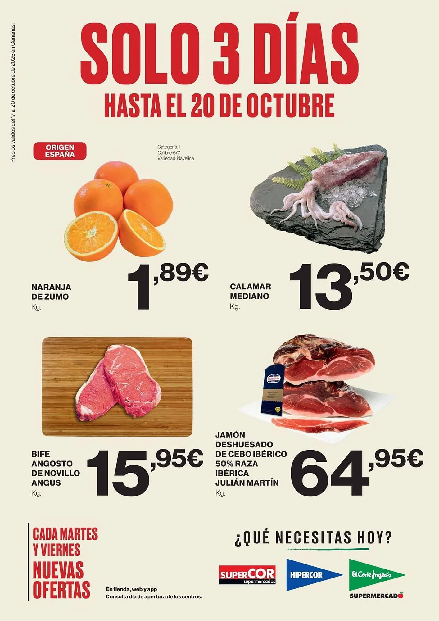 Catálogo de Catálogo Supercor 17 de octubre al 20 de octubre 2025 - Página 1