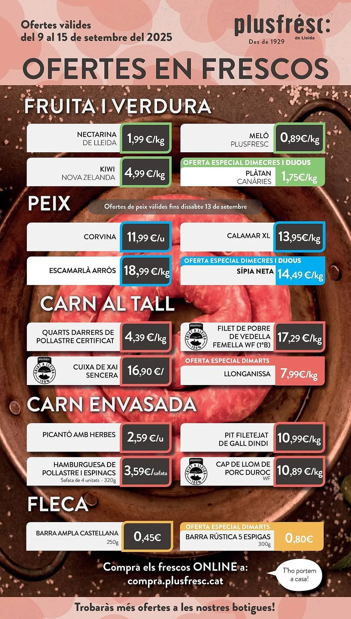 Catálogo de Folleto Plusfresc 9 de septiembre al 15 de septiembre 2025 - Página 1