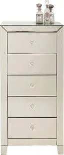 Cómoda alta Luxury champán 5 caj