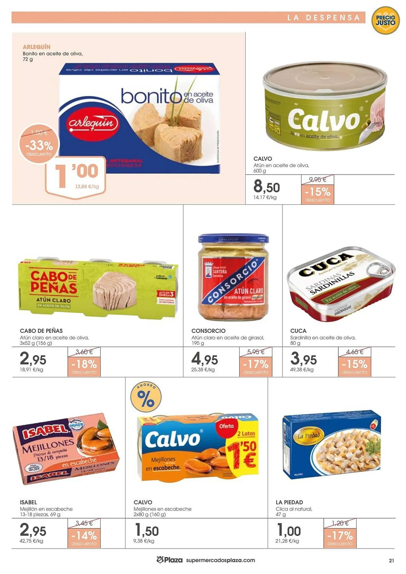 Catálogo de Folleto Supermercados Plaza 9 de enero al 21 de enero 2026 - Página 21