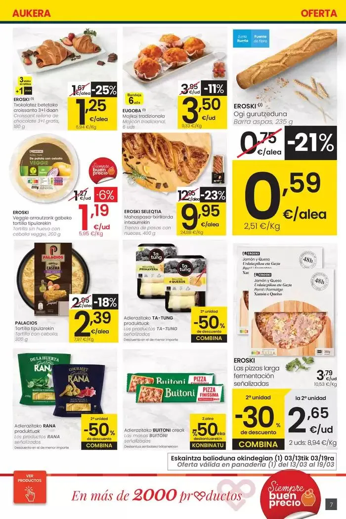 Catálogo de Prezio merkeagoa HIPERMERKATUAK EROSKI 13 de marzo al 26 de marzo 2025 - Página 7