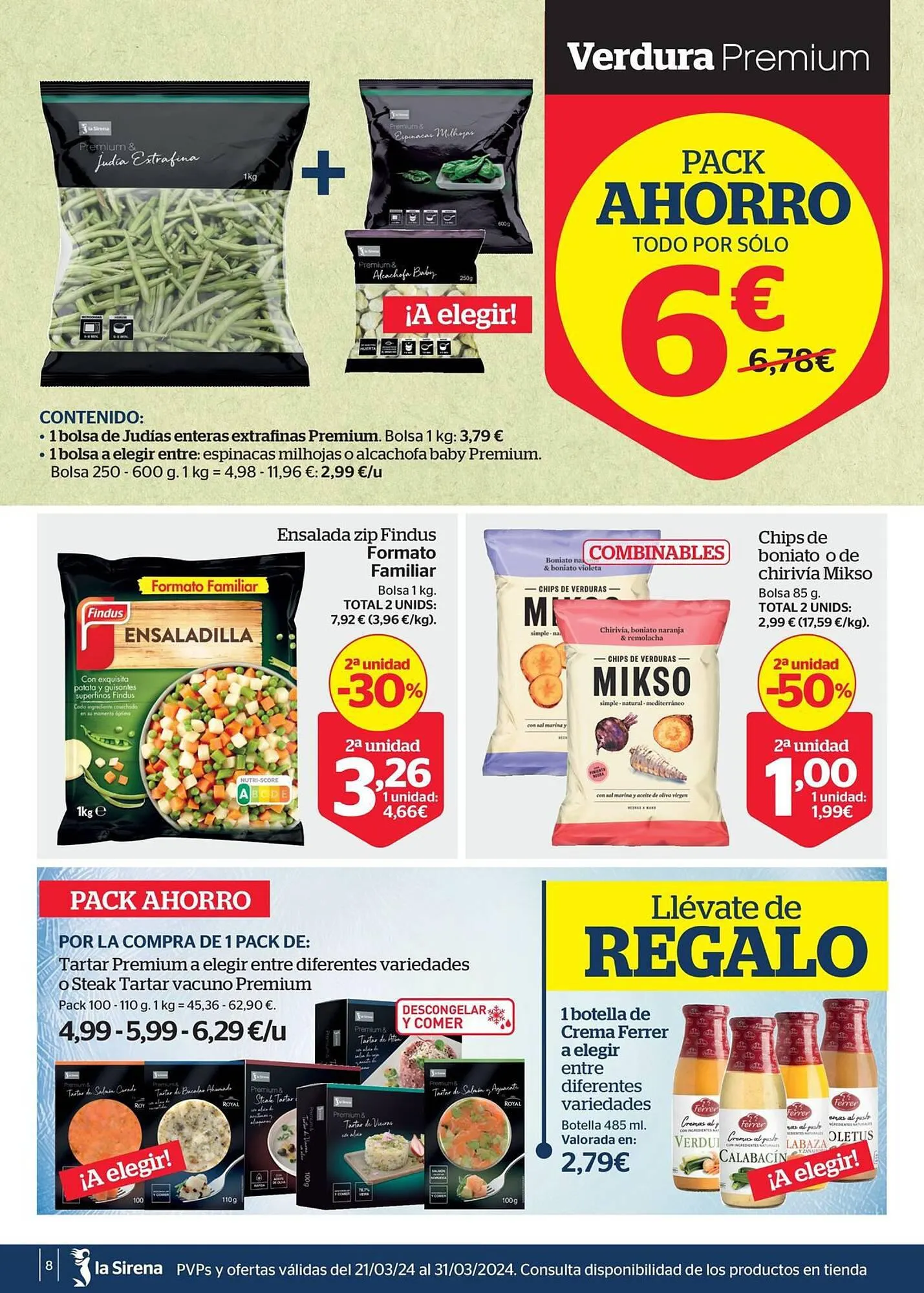 Catálogo de Folleto La Sirena 21 de marzo al 31 de marzo 2024 - Página 8