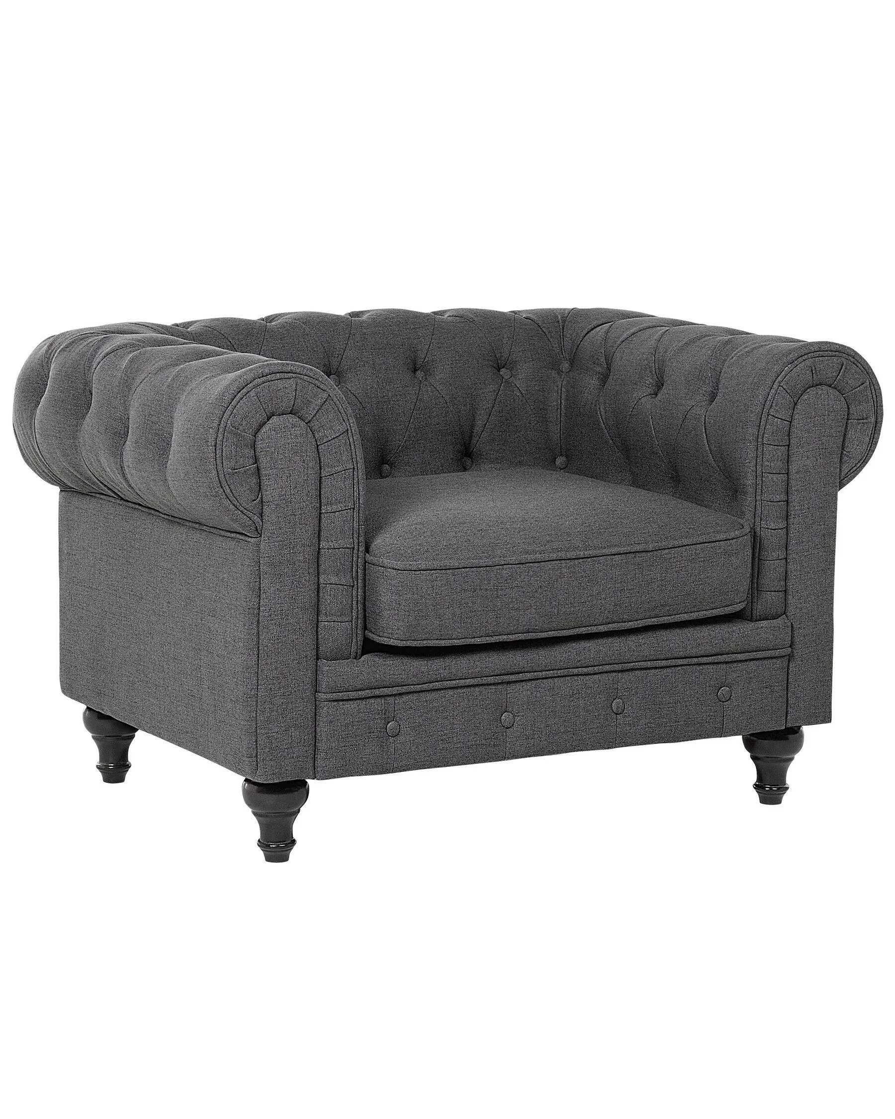 Sillón CHESTERFIELD Tela Gris