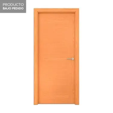 Puerta de Interior roble fajeado melamina izquierda 203 x 82,5 cm