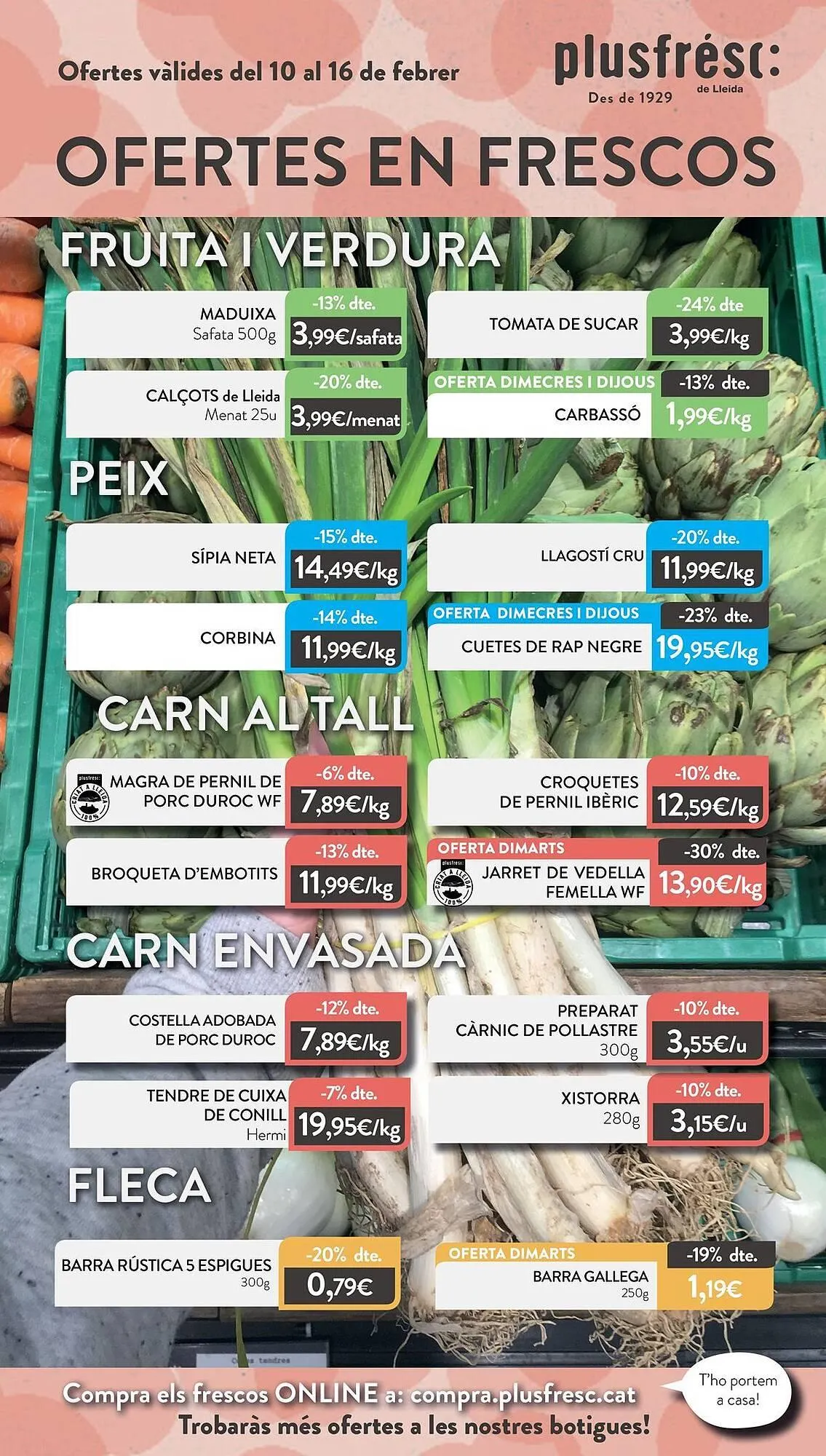 Catálogo de Folleto Plusfresc 24 de febrero al 16 de marzo 2026 - Página 1