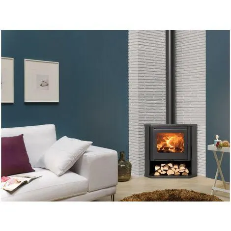 Estufa leña ecodesign 60x64x91cm ac sintra panad
