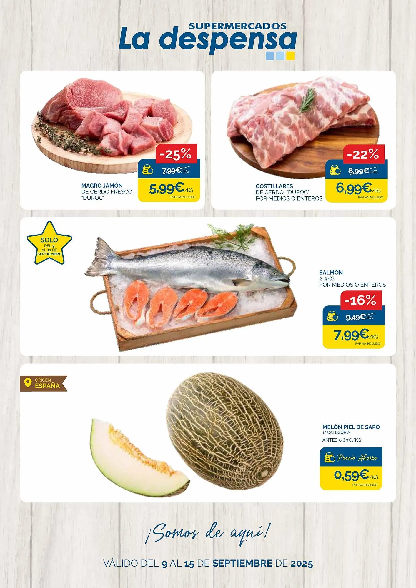 Catálogo de Folleto Supermercados La Despensa 9 de septiembre al 15 de septiembre 2025 - Página 1