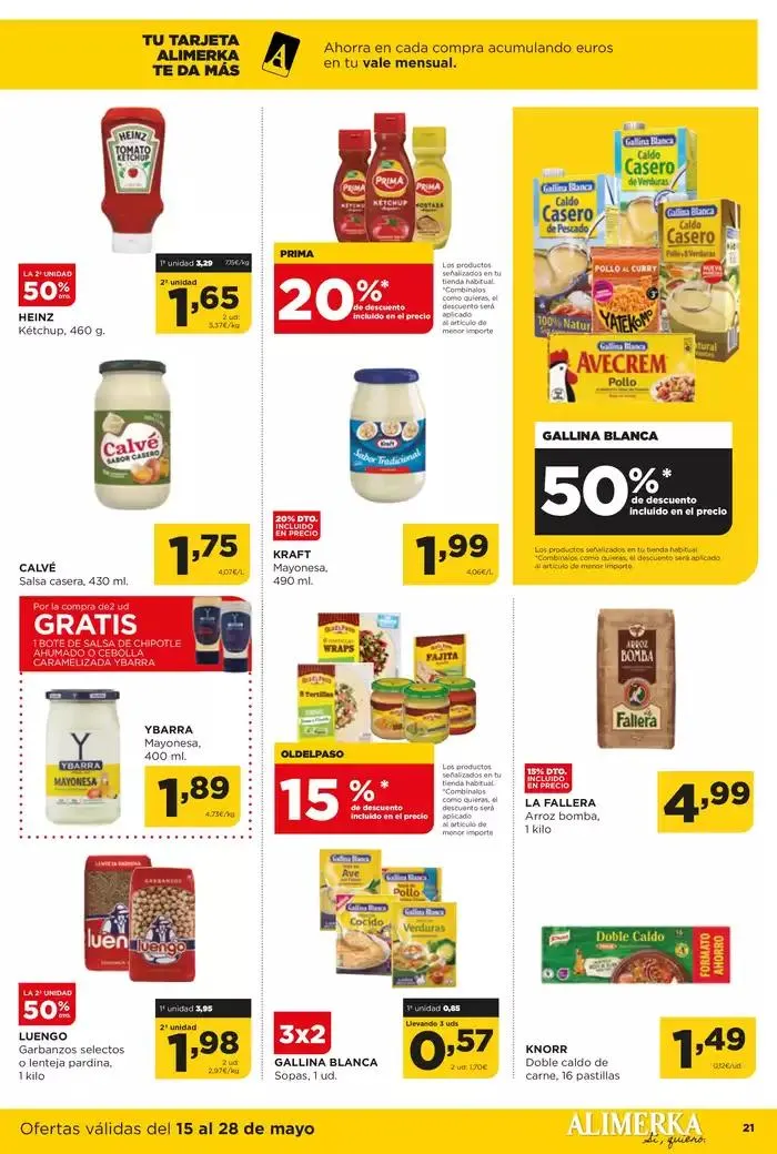 Catálogo de Ofertas válidas en nuetras tiendas físicas de Castilla y León y Galicia del 15 al 28 de mayo 15 de mayo al 28 de mayo 2025 - Página 21