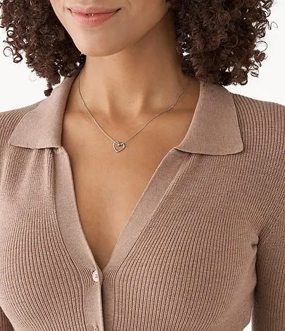 Collar de acero inoxidable con colgante