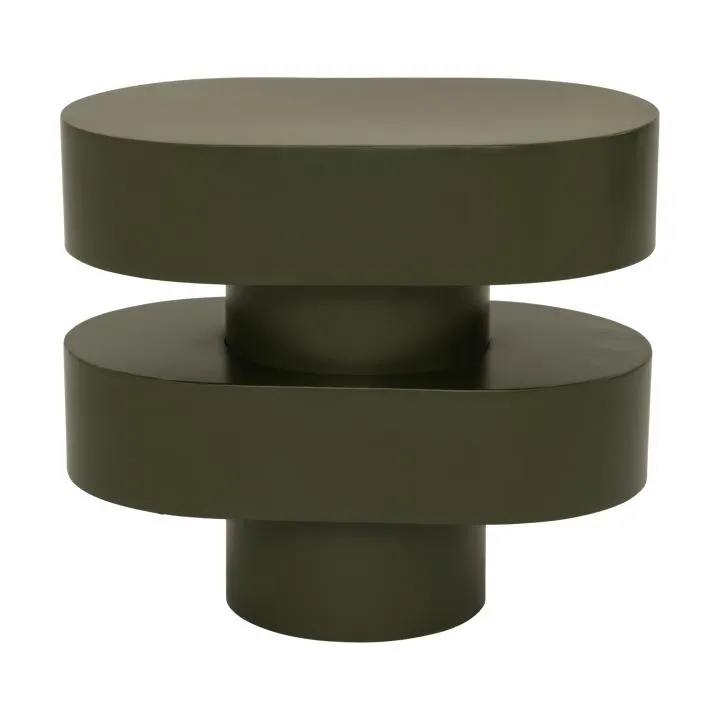 Oval side table 34 cm