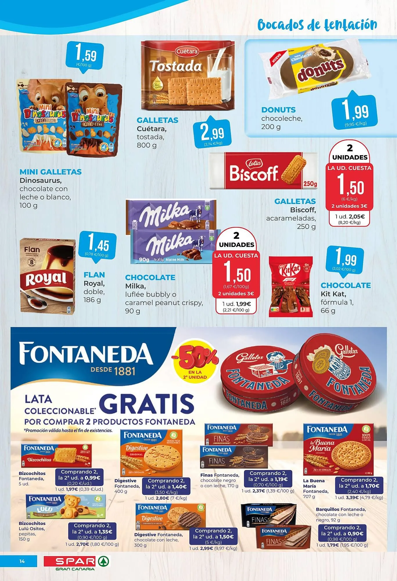 Catálogo de Folleto SPAR Gran Canaria 31 de marzo al 16 de abril 2026 - Página 14