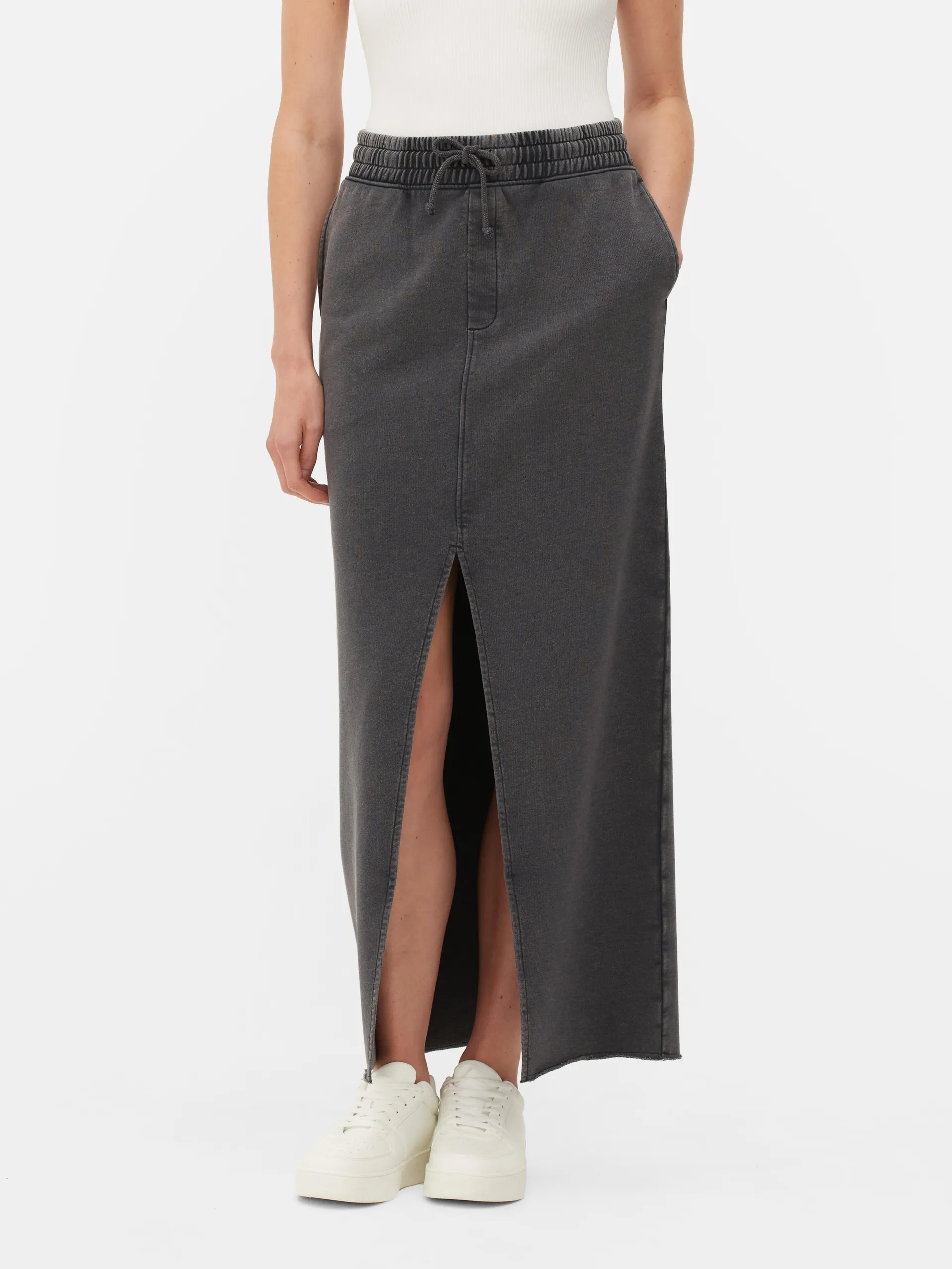 Maxigonna con lavaggio acido