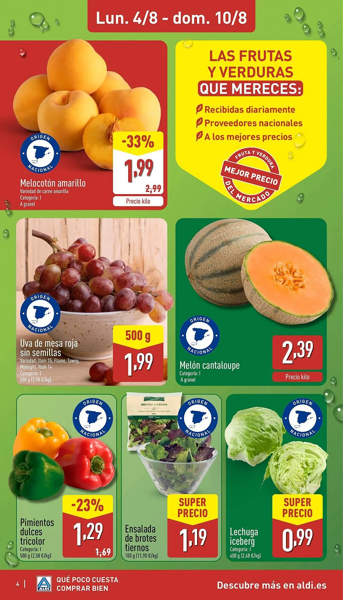 Catálogo de Folleto ALDI 4 de agosto al 10 de agosto 2025 - Página 4