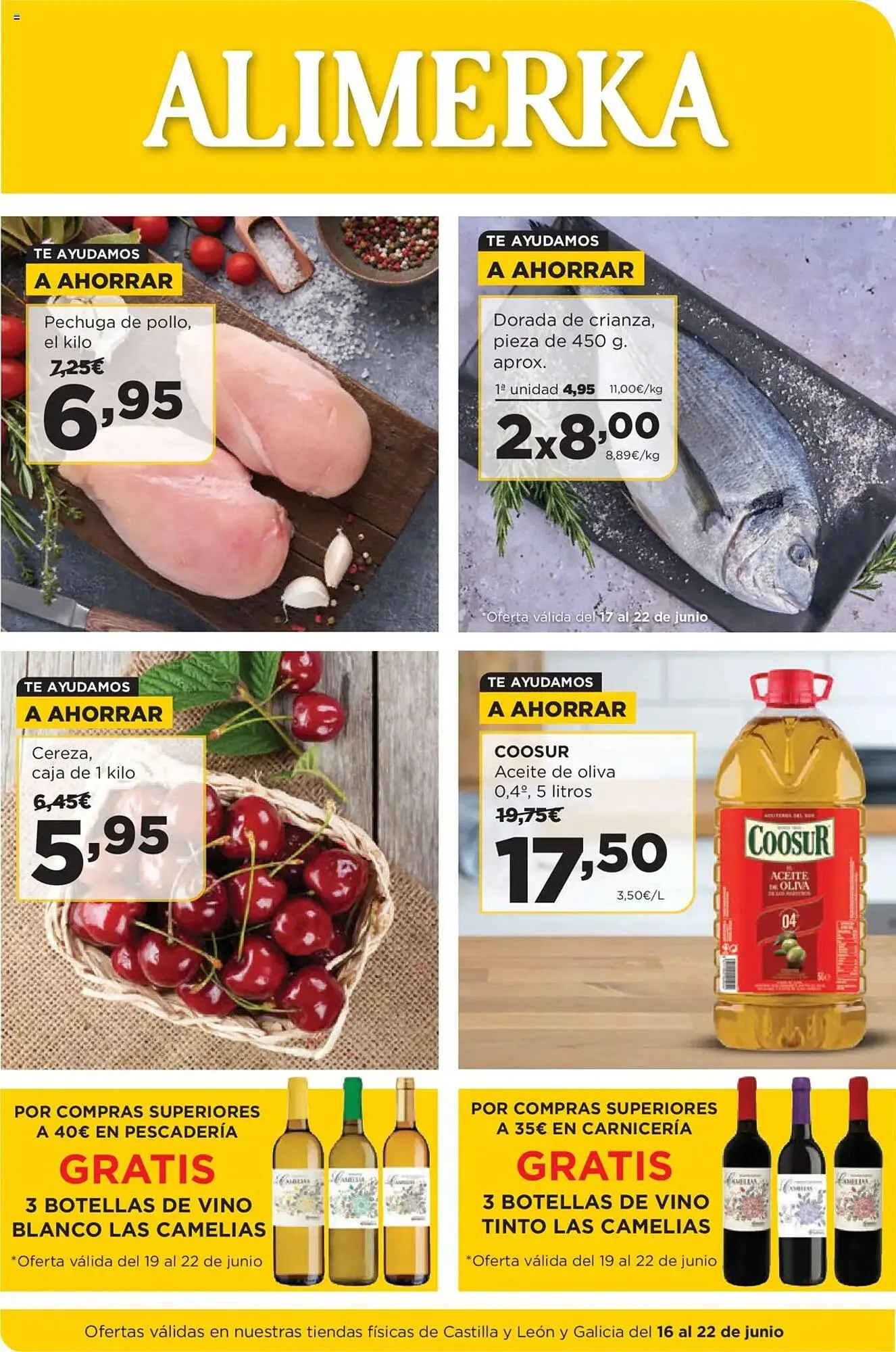 Catálogo de Folleto Alimerka 16 de junio al 22 de junio 2025 - Página 1