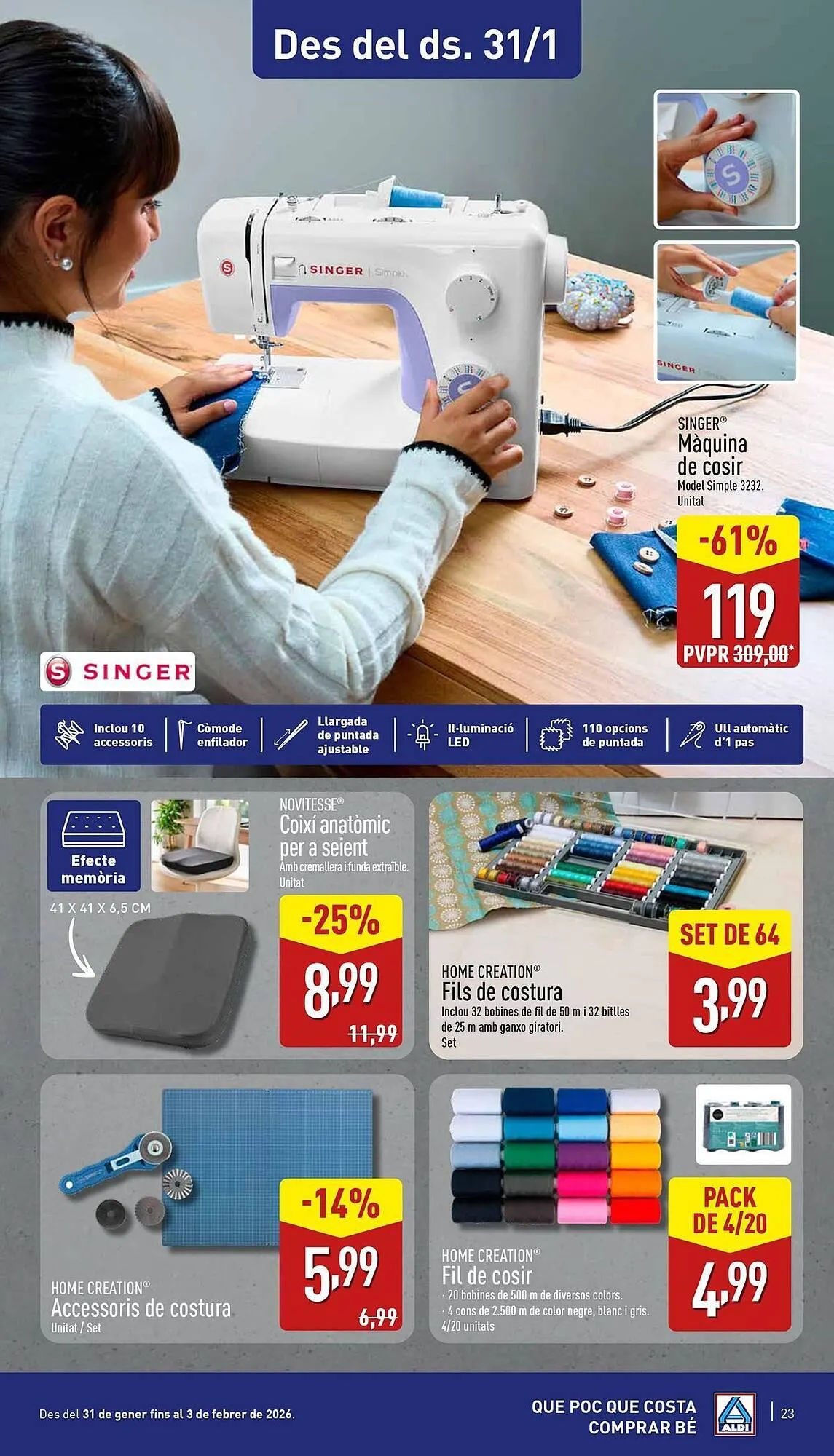 Catálogo de Folleto ALDI 28 de enero al 1 de febrero 2026 - Página 23