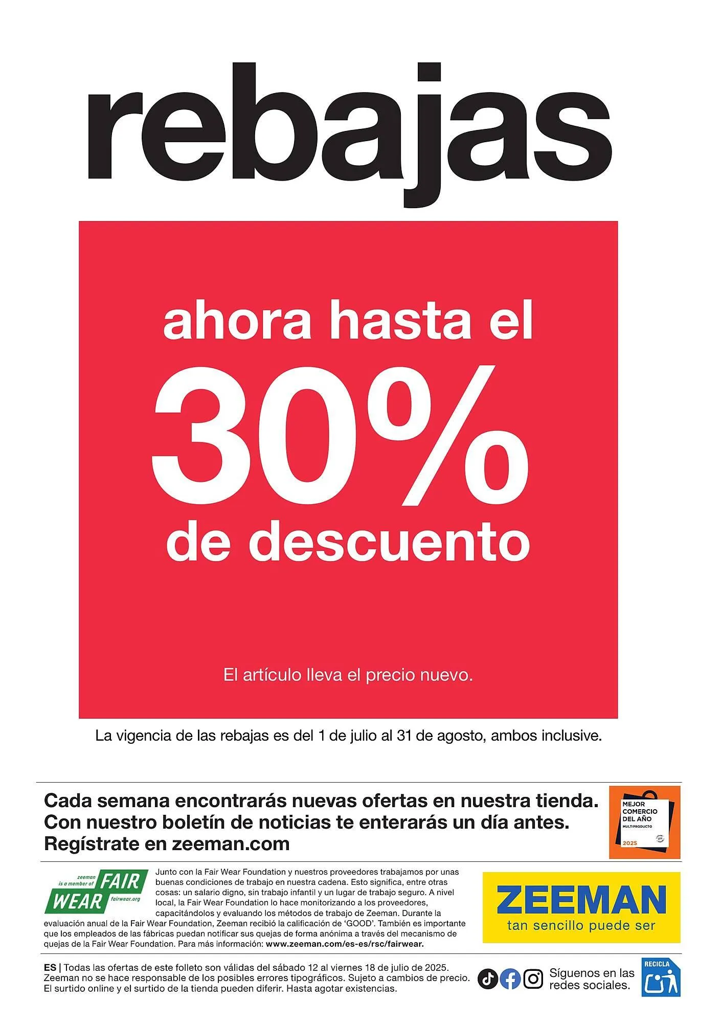 Catálogo de Folleto Zeeman 12 de julio al 18 de julio 2025 - Página 9