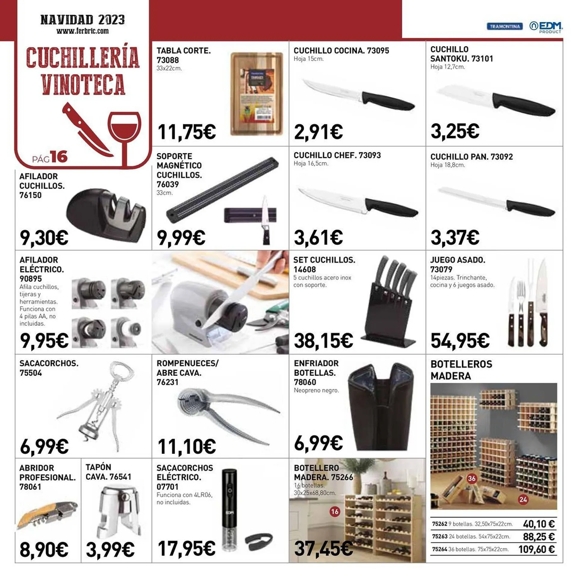 Catálogo de Folleto Ferbric 31 de octubre al 13 de enero 2024 - Página 16