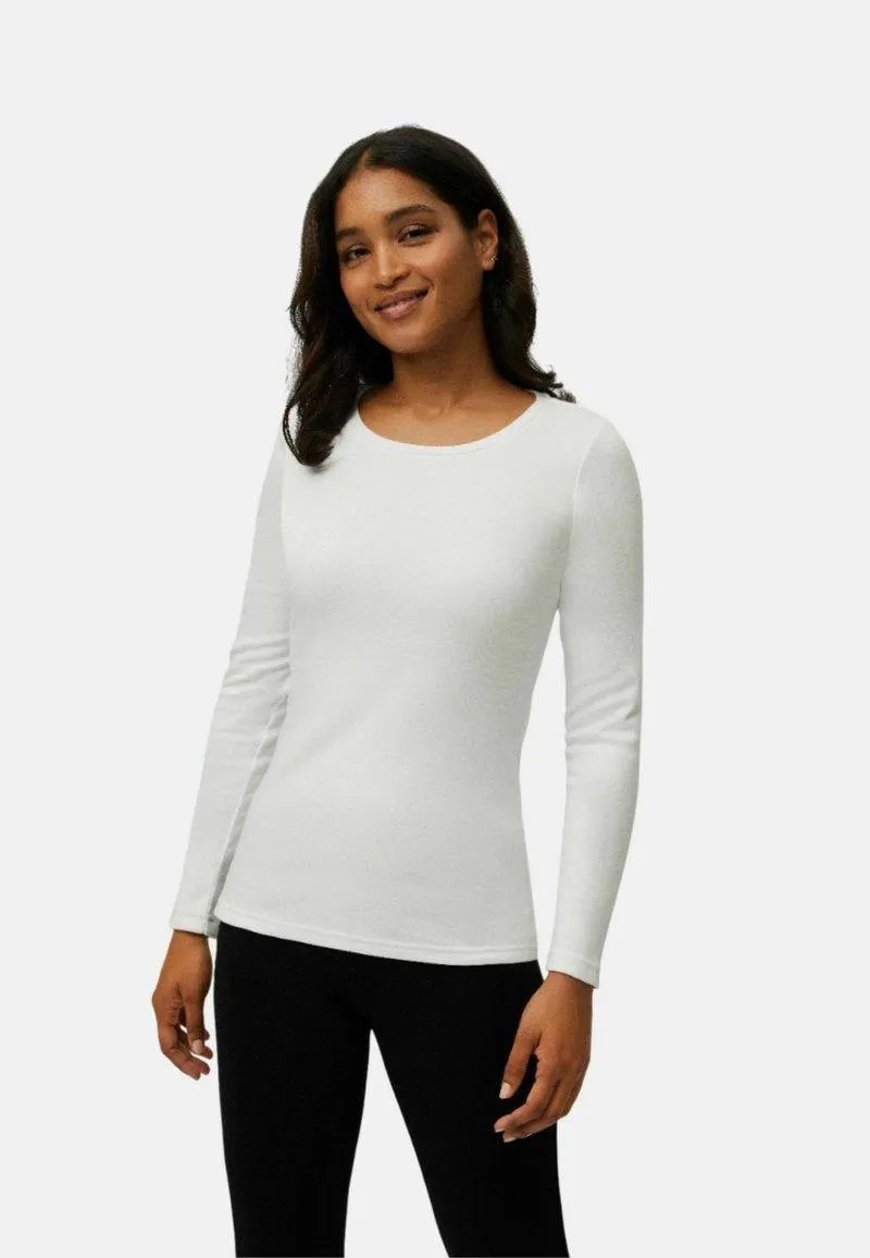 TÉRMICO LIGERO CAMISETA REDONDO - Camiseta de manga larga - white