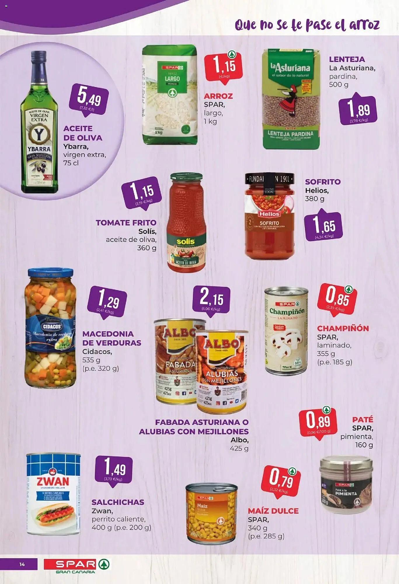 Catálogo de Folleto SPAR Gran Canaria 23 de enero al 5 de febrero 2026 - Página 14