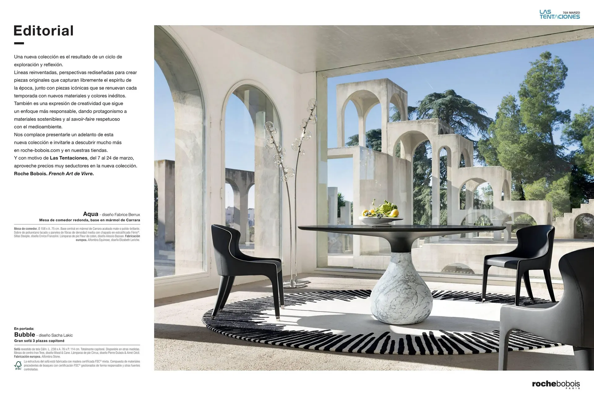 Catálogo de Folleto Roche Bobois 7 de marzo al 24 de marzo 2025 - Página 2