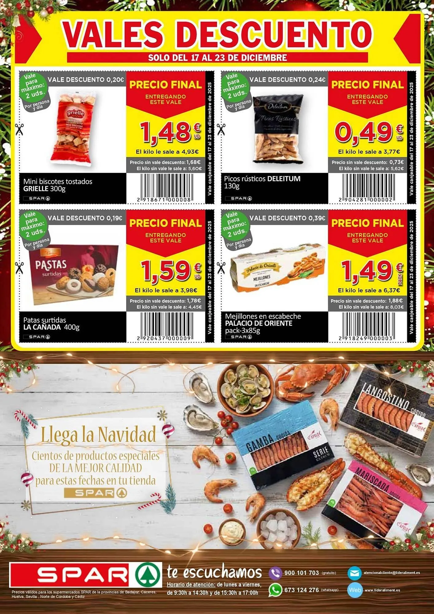 Catálogo de Folleto SPAR 17 de diciembre al 1 de enero 2026 - Página 12