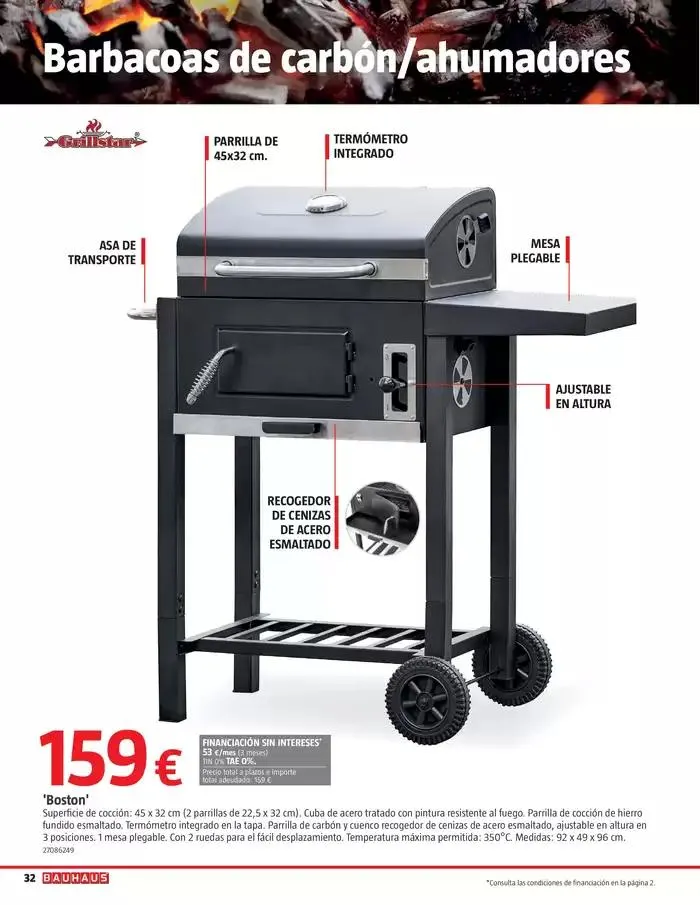 Catálogo de Barbacoas, cocinar al aire libre 8 de mayo al 6 de junio 2025 - Página 32