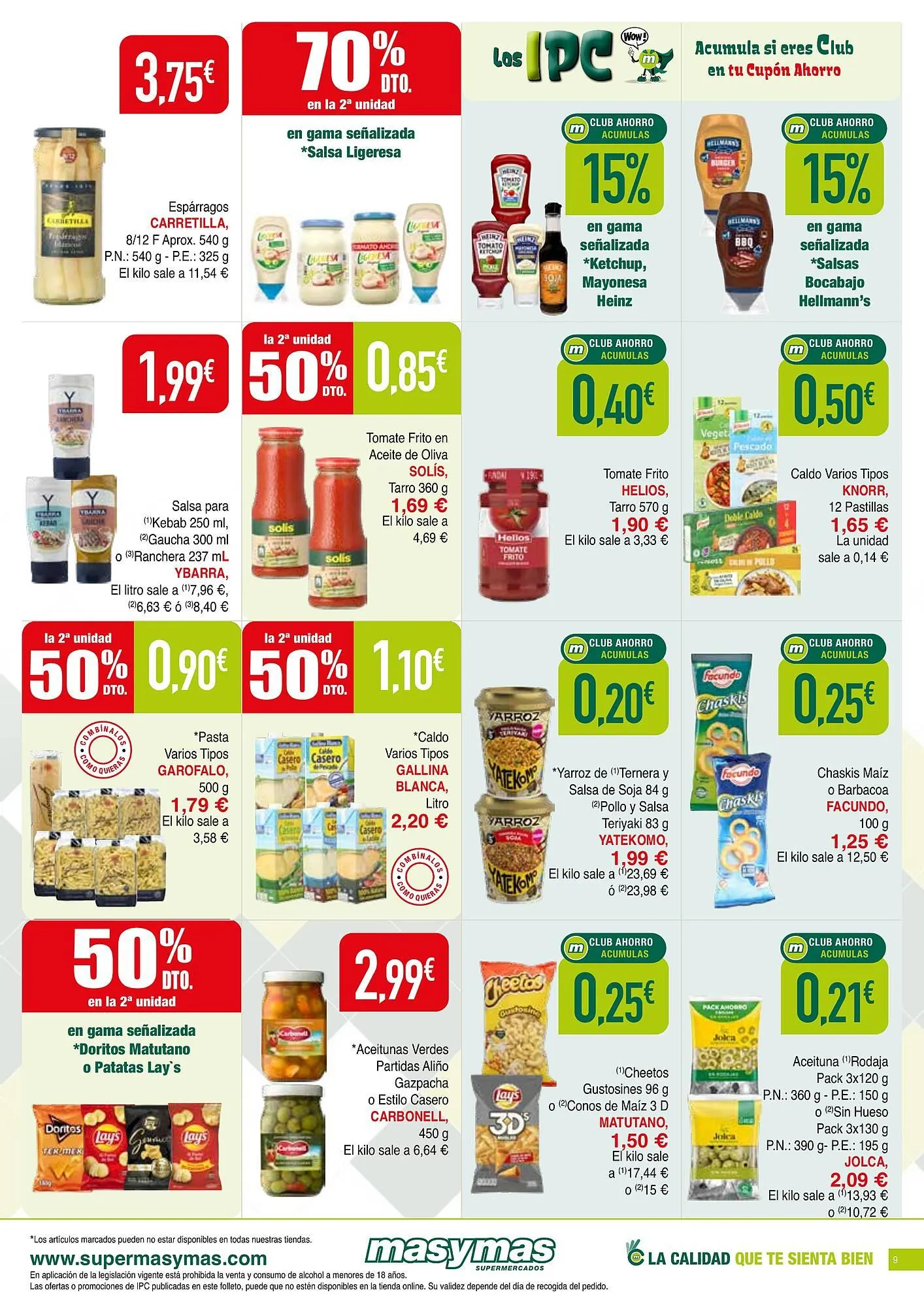 Catálogo de Folleto Masymas 29 de mayo al 25 de junio 2025 - Página 9