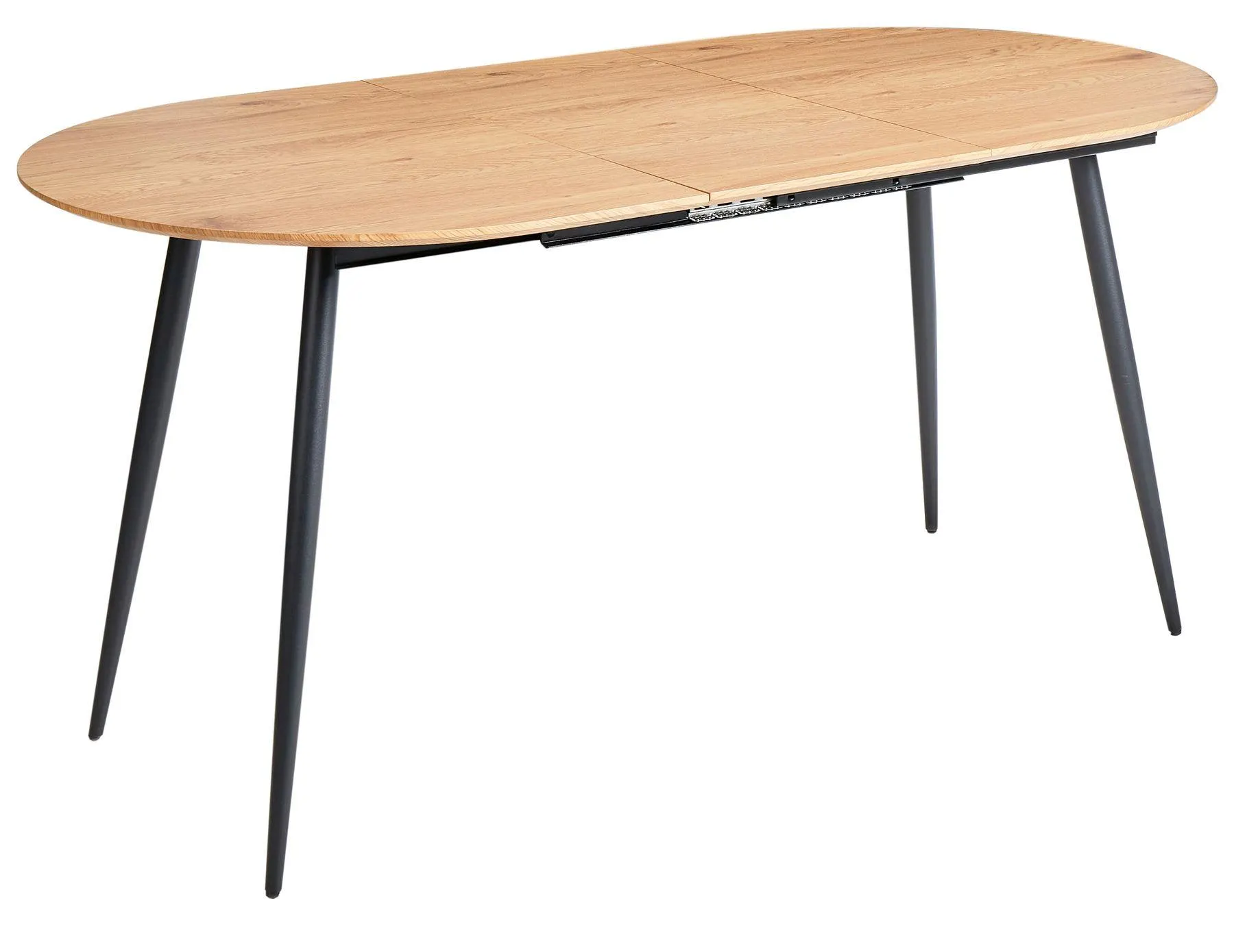 Mesa de comedor extensible CLAVET Marrón claro 120/160 cm 80 cm